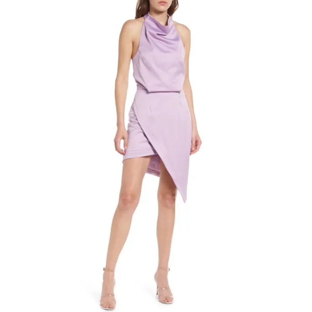 Elliatt Lavender Halter Dress